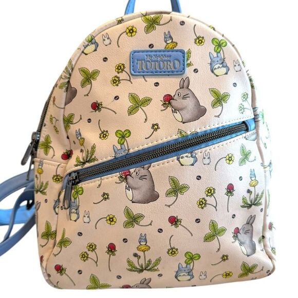Loungefly Studio Ghibli My Neighbor Totoro Berry Picking Mini Backpack - Picture 1 of 11